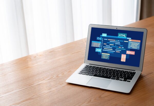Software,Development,Or,Programming,Work,With,Coding,Screen,Of,Various